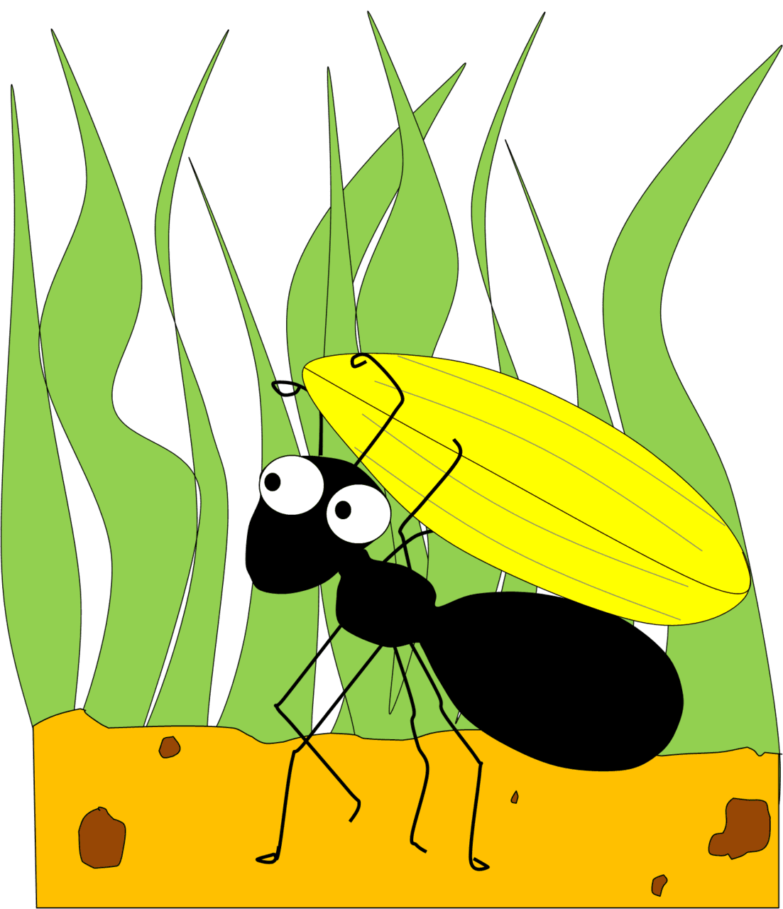 Insect pin page clipart vector 3