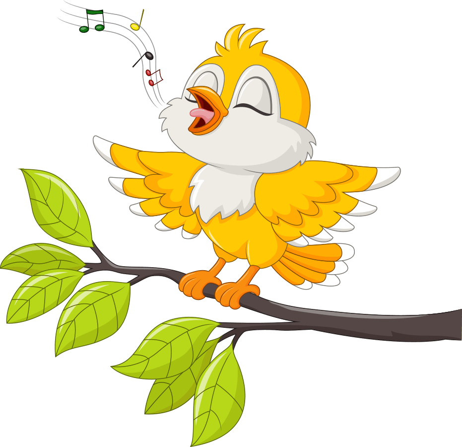 Bird singing clipart full size pinclipart vector