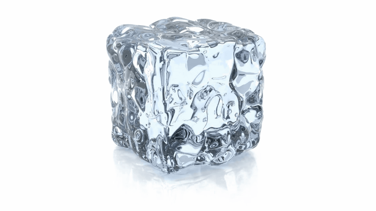 Single ice cube image background clipart