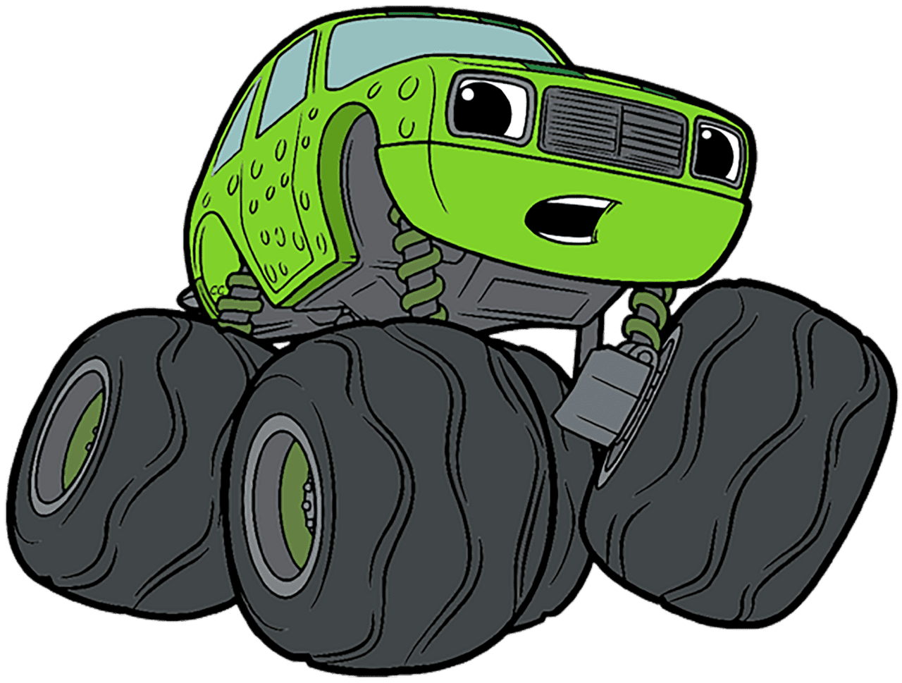 Monster truck im gen grand de blaze and the monsters machine en clipart free