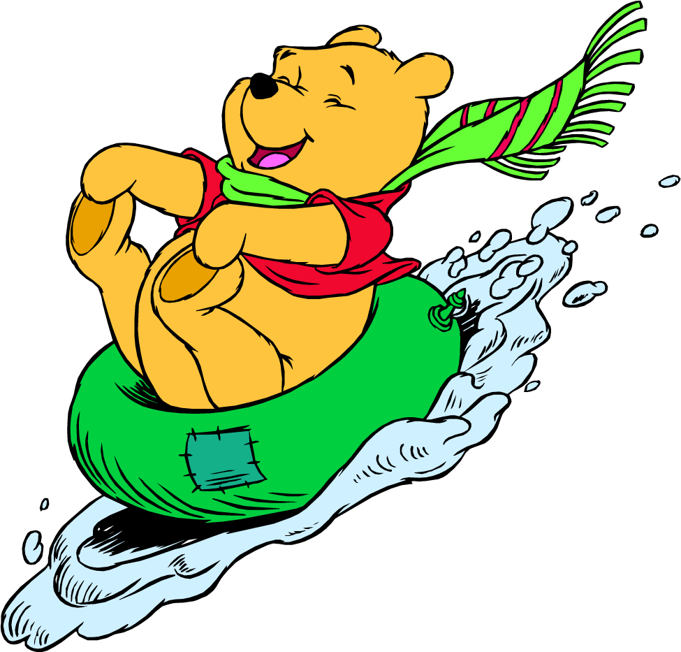 Pooh winter disney clipart suggest transparent