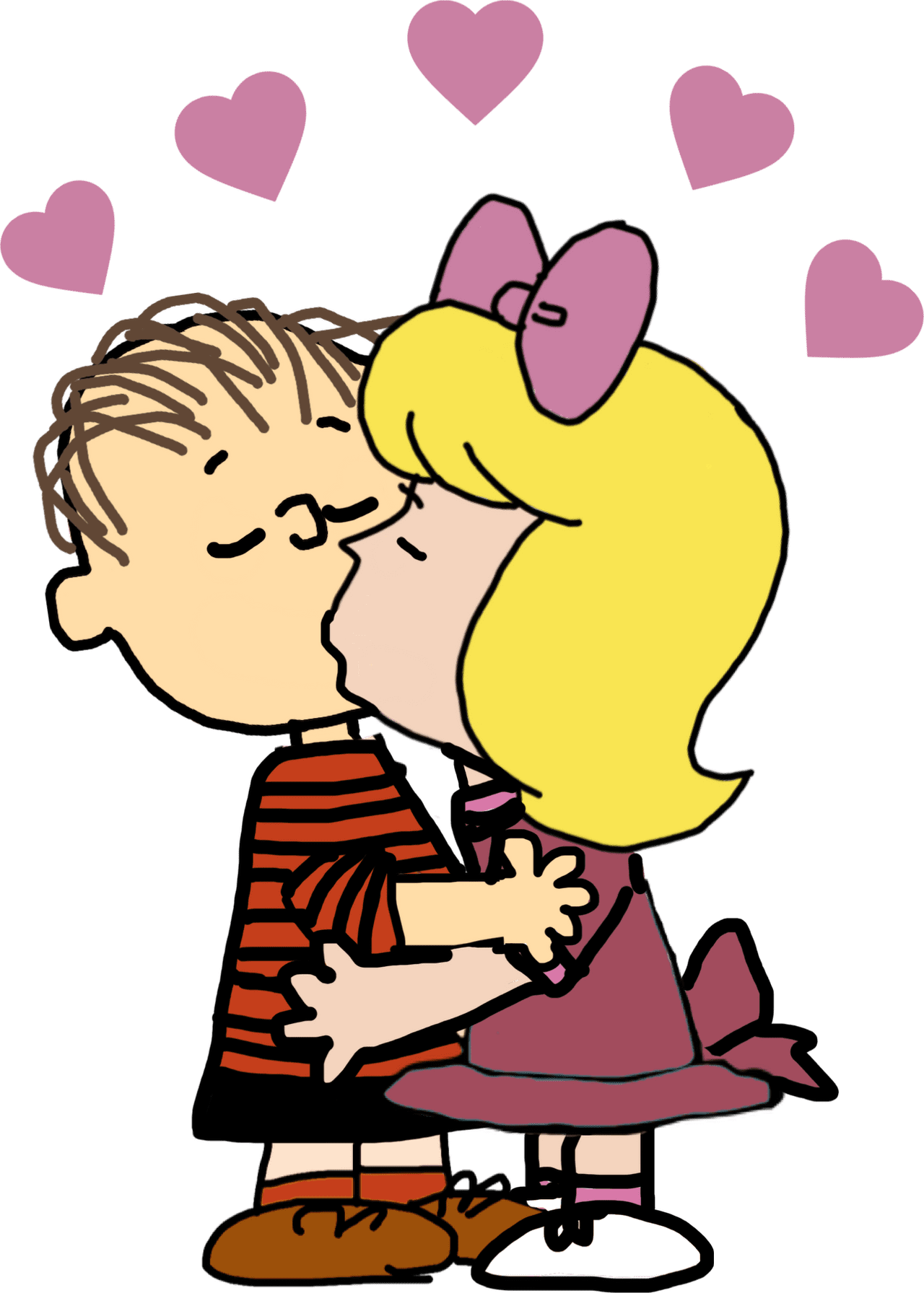 Kiss pin page clipart free