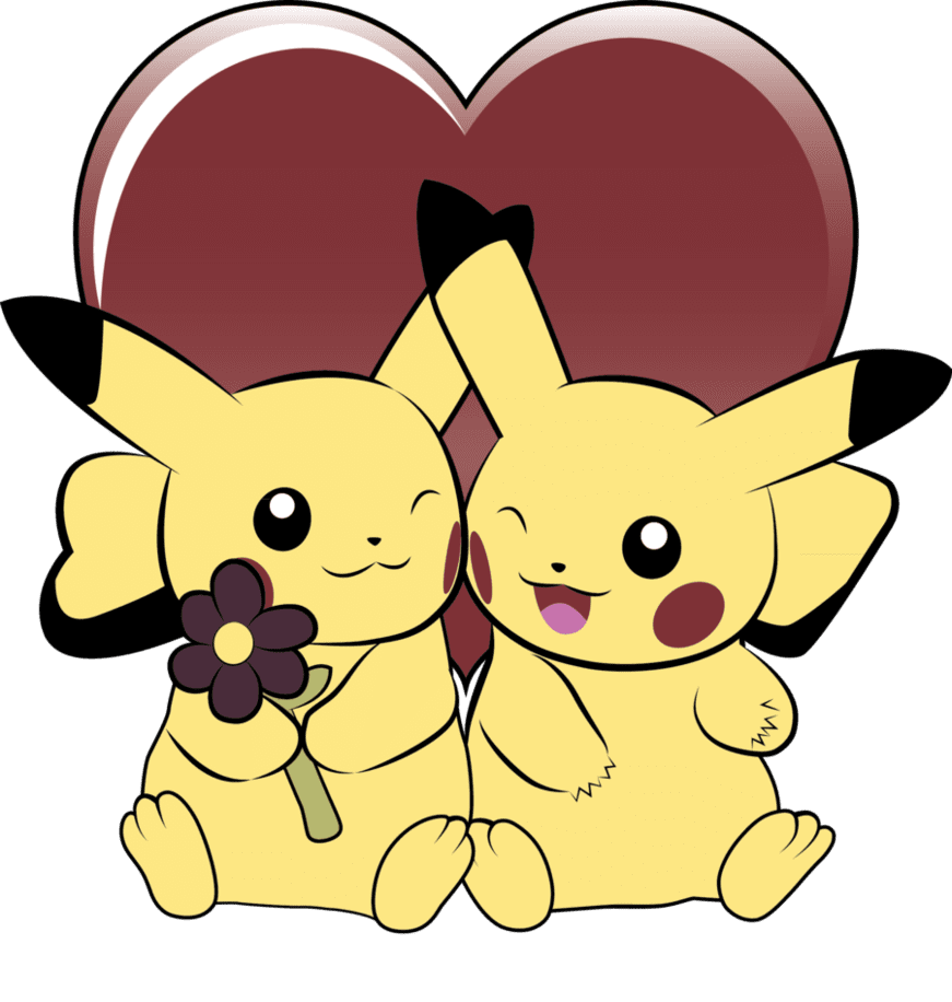 Pikachu love by ainfinity deviantart clipart vector