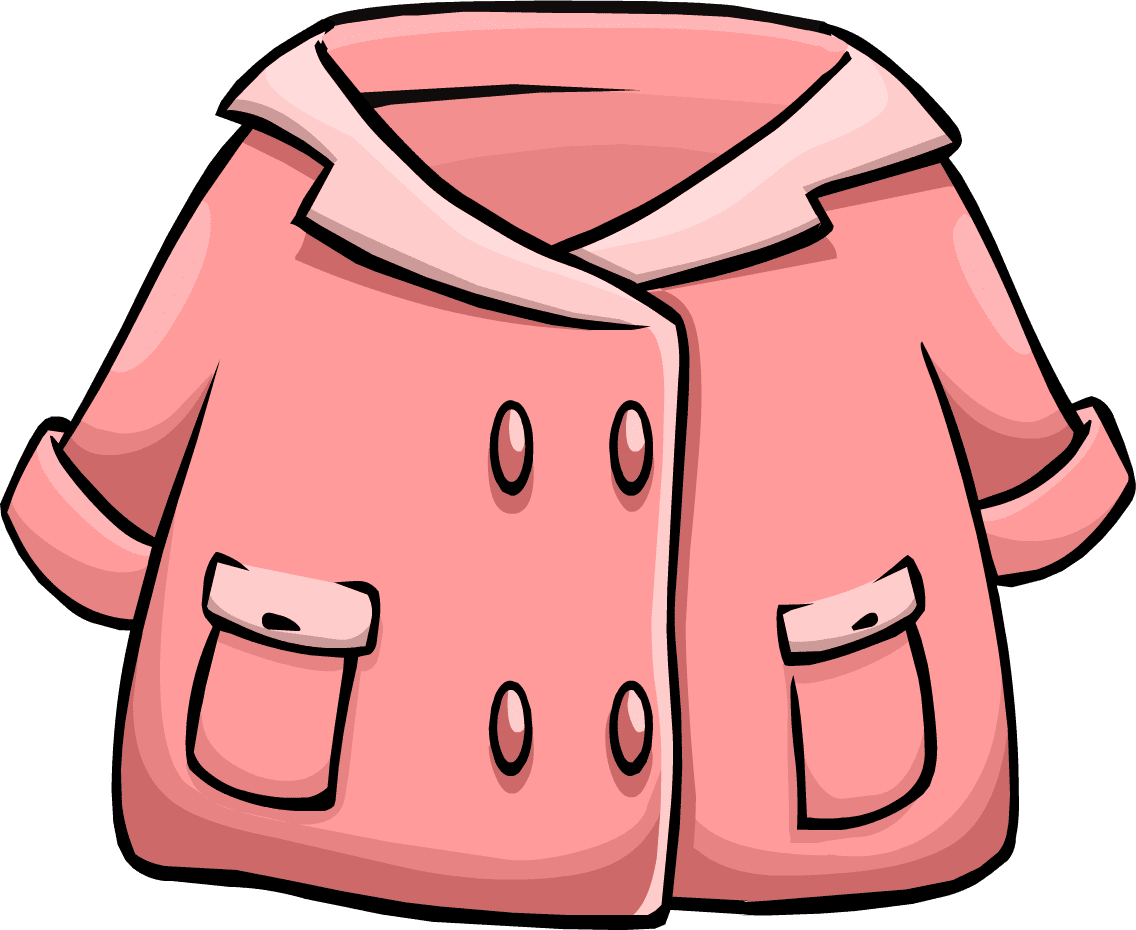 Jacket clipart coat club pengu duffle full size vector