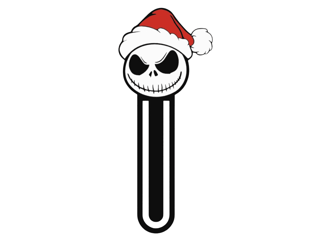 Nightmare before christmas jack skellington santa bookmark by neilault clipart logo