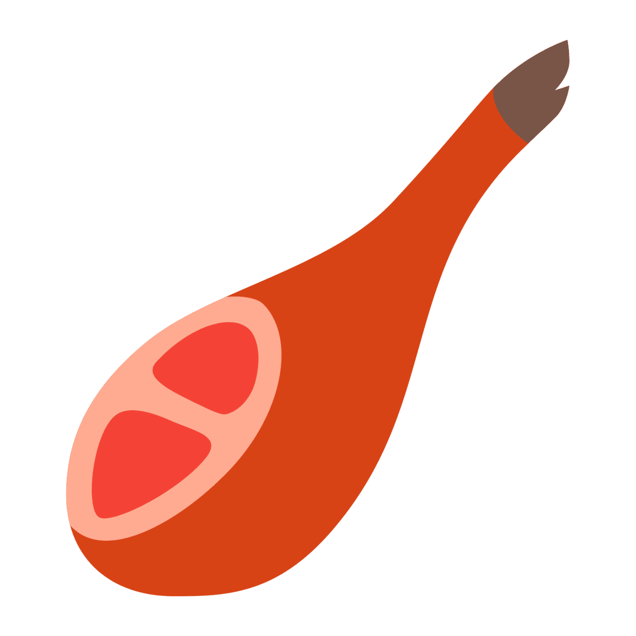 Meat jamon clipart vector