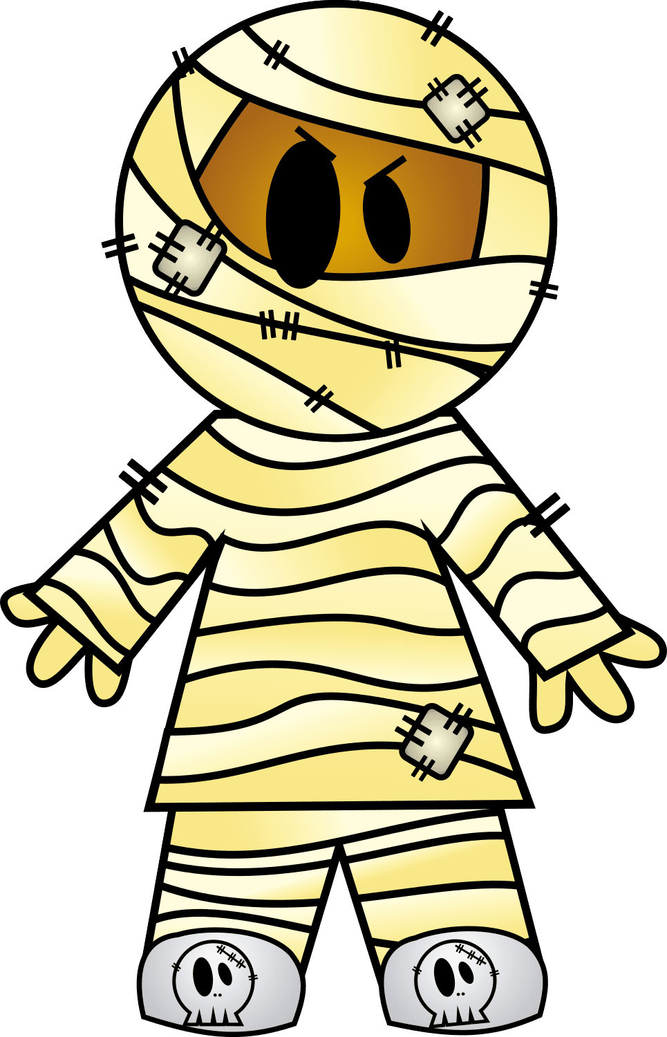 Mummy pin page clipart vector