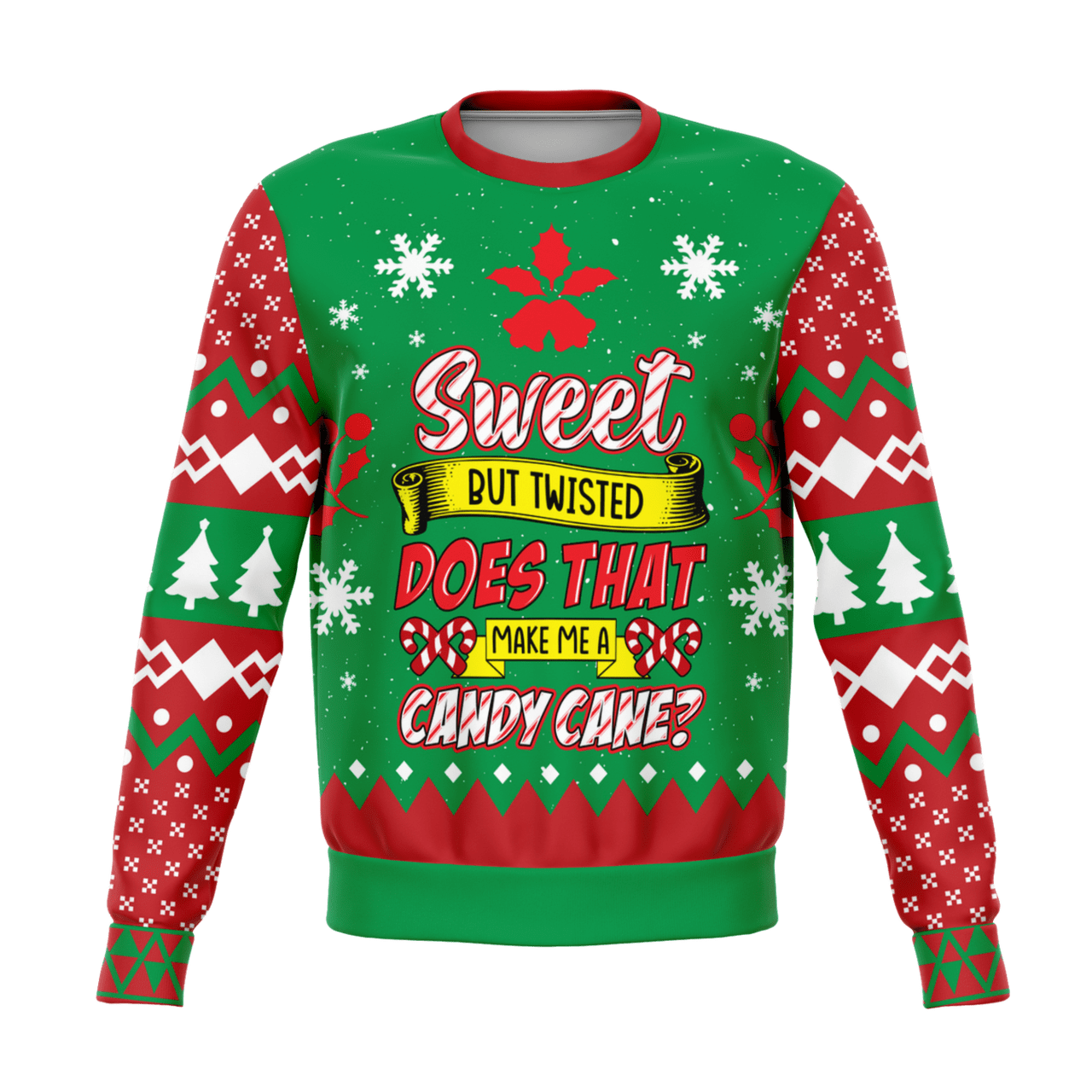 Ugly sweater sweet but twisted christmas clipart clip art