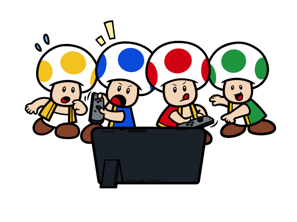 Super mario nintendo switch toad by pepverbsnouns deviantart clipart vector