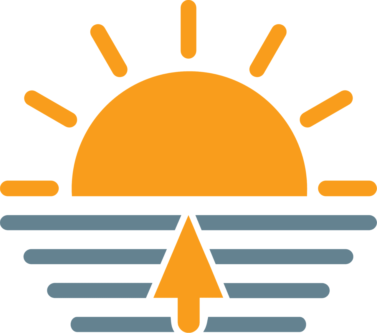 Sunrise vector clipart images 2