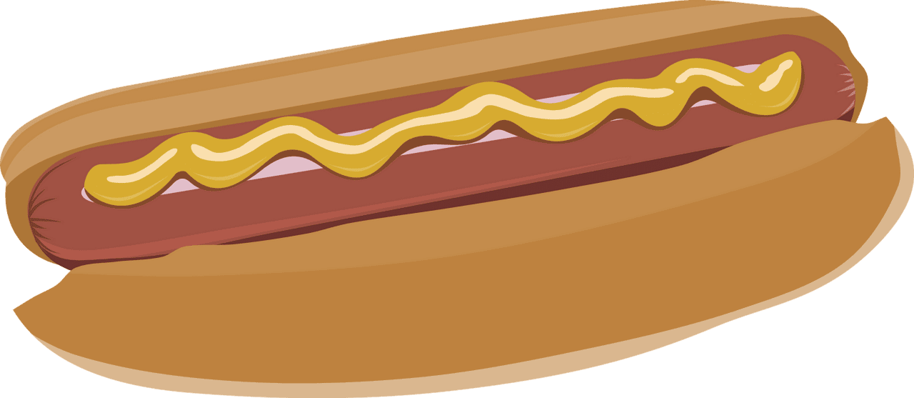 Hotdog hot dog vector clipart images 2