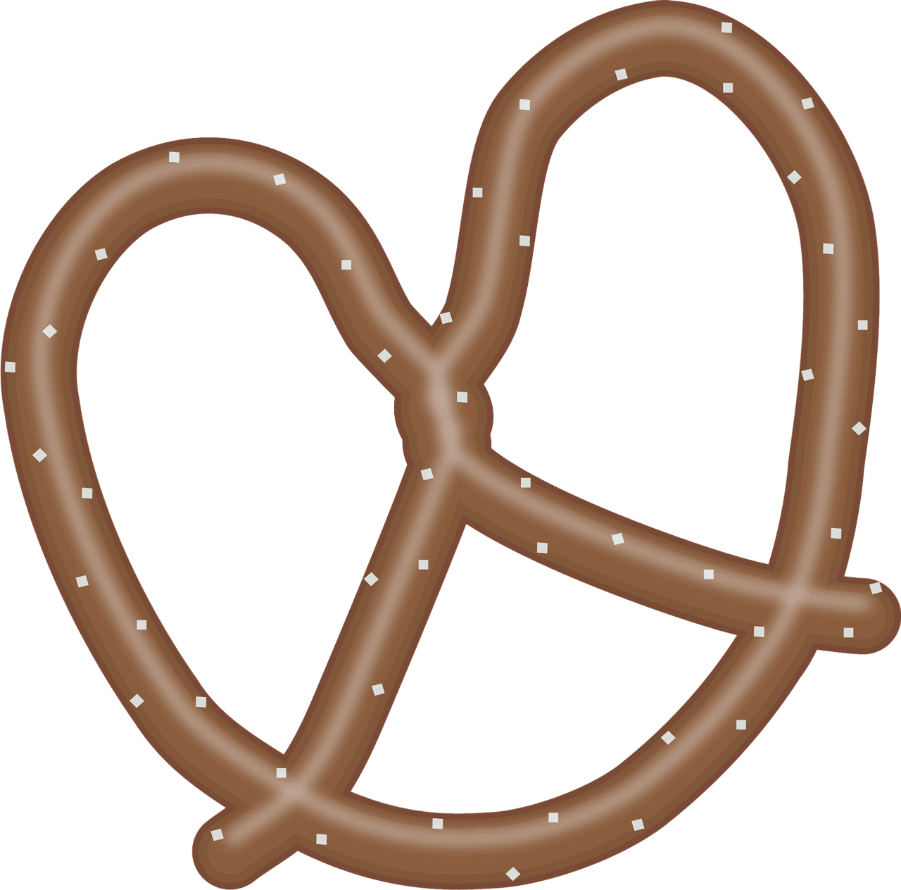 Pretzel vector clipart images 4