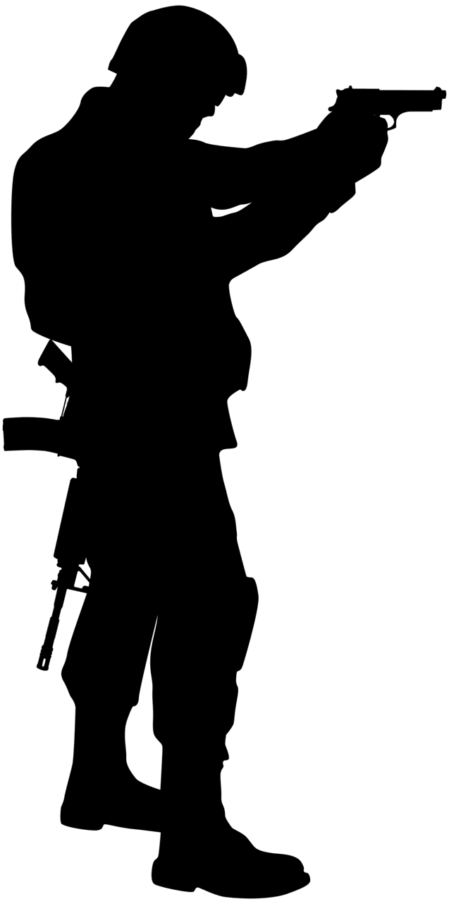 Soldier silhouette clip image clipart