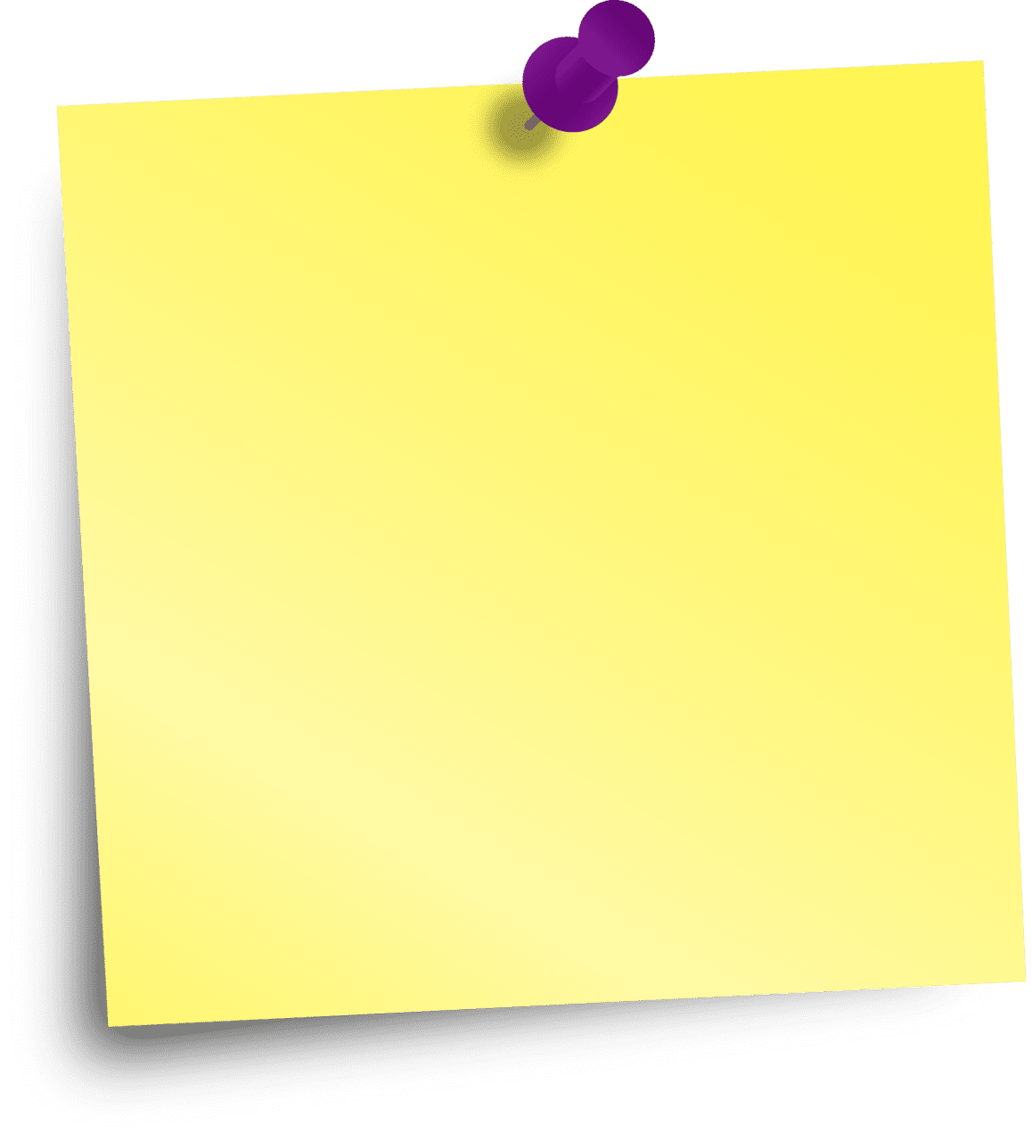 Sticky note pin page clipart photo 2