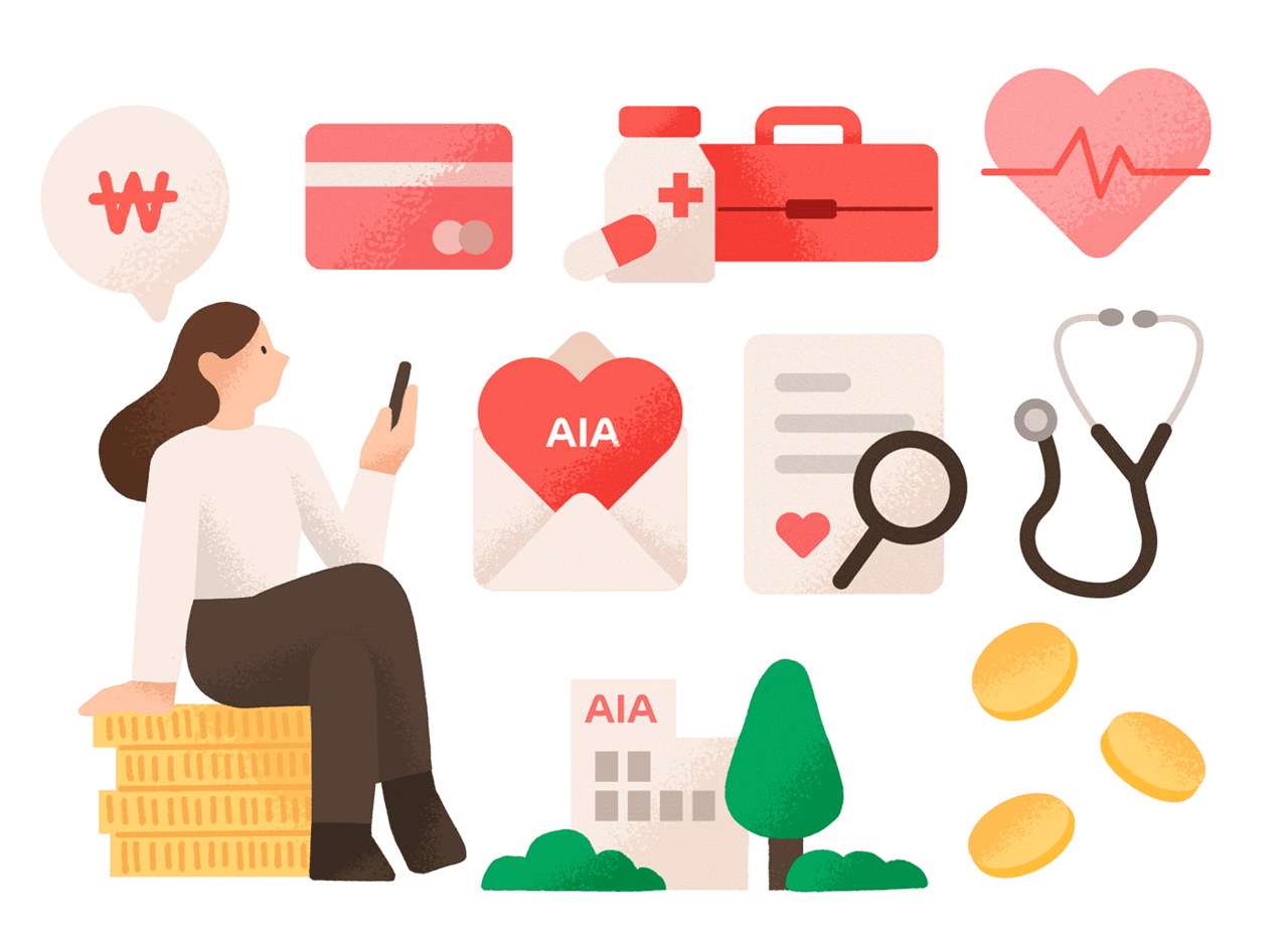 Healthcare aia digital diary sticker joo kim clipart photo