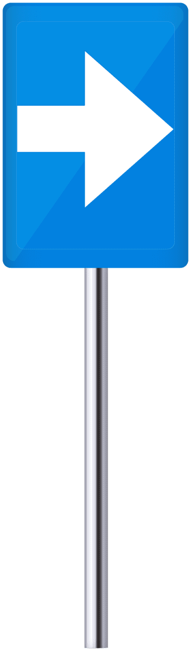 Blue right sign clipart best picture