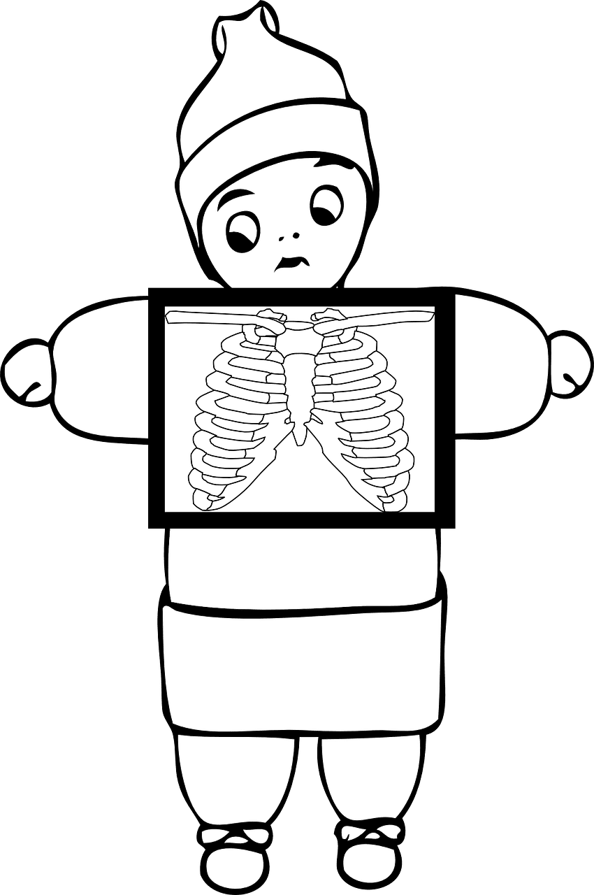Ray medical health vector graphic clipart