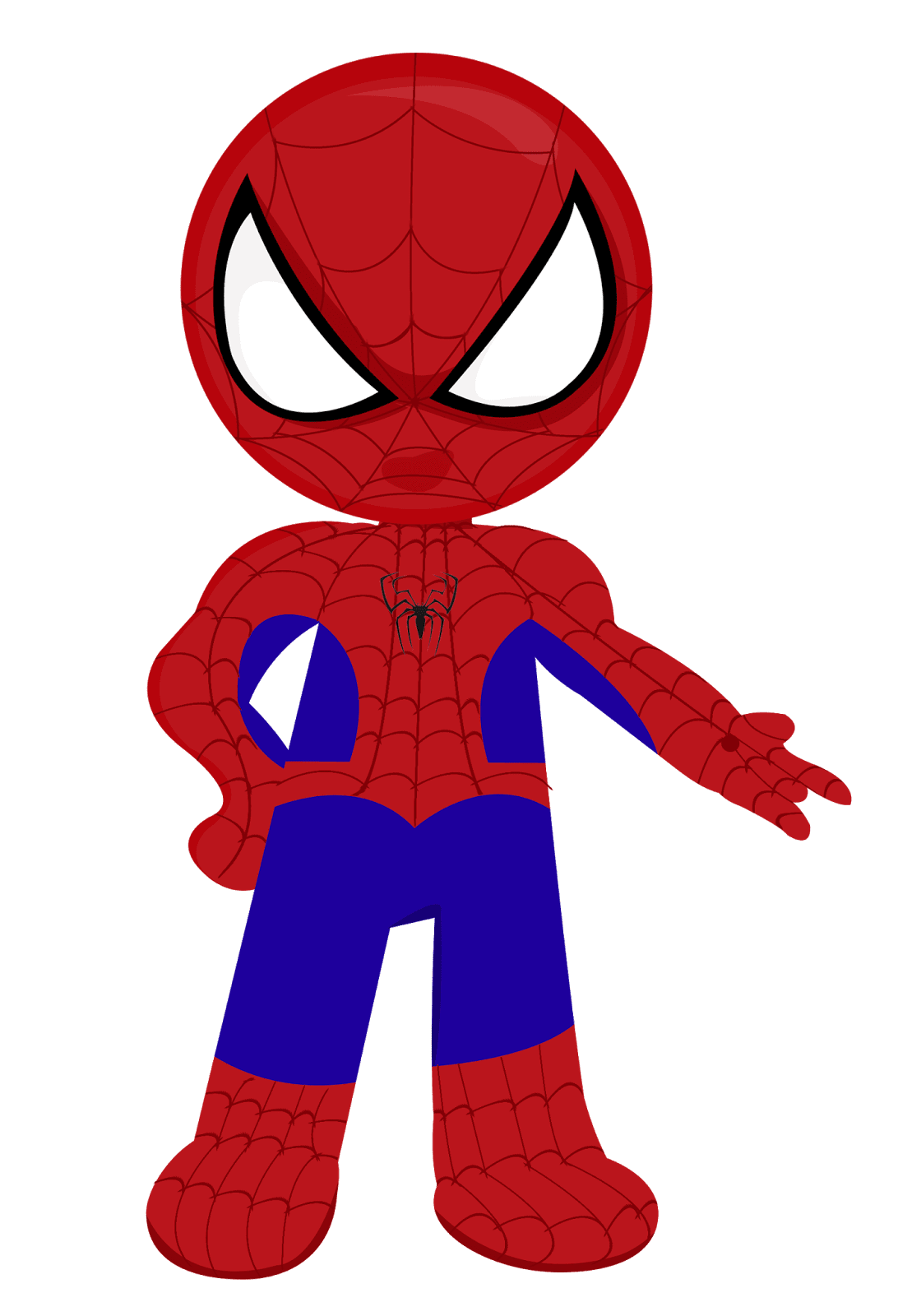 Spider man clipart de super roes beb para imprimir gratis background