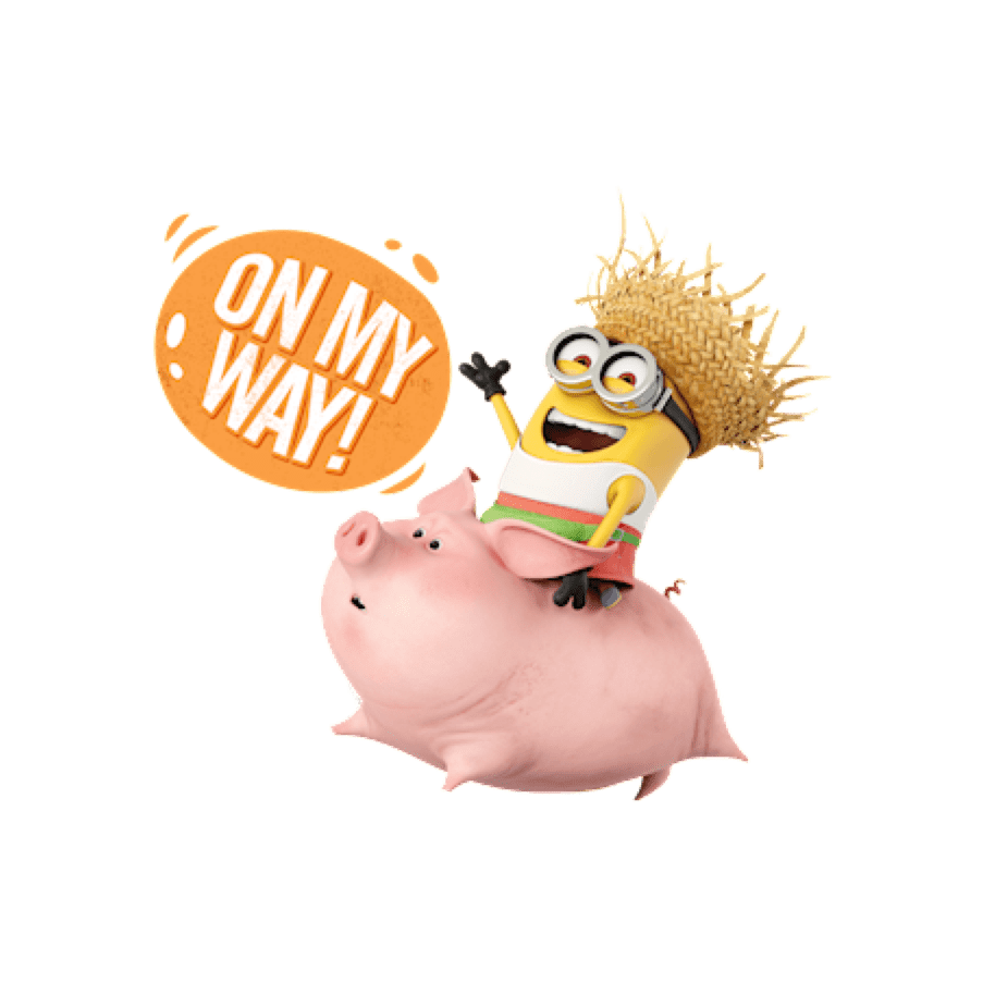 Minion pin page clipart vector 4