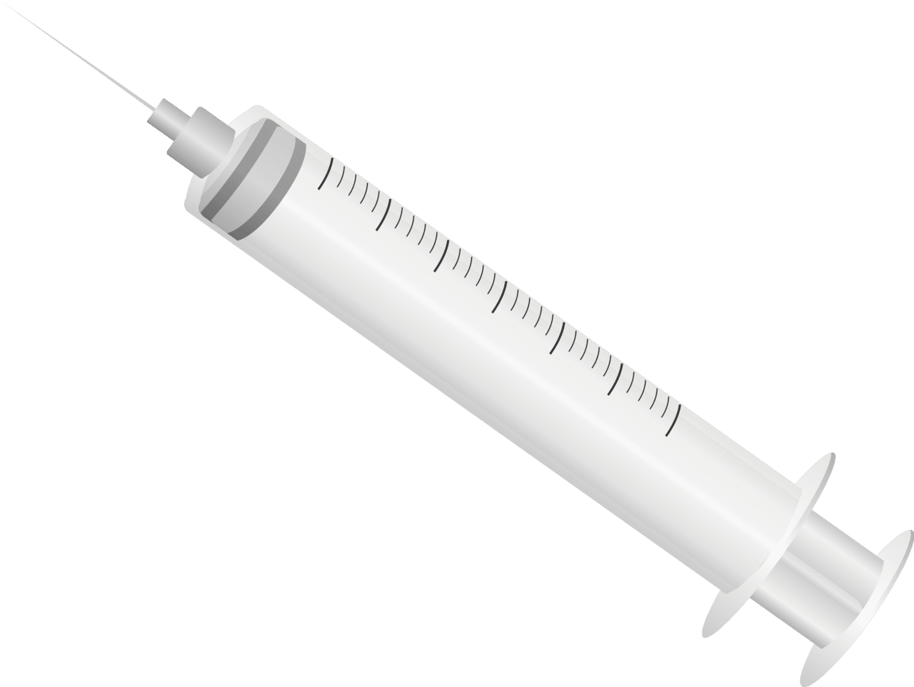 Syringe and needle vector clipart images