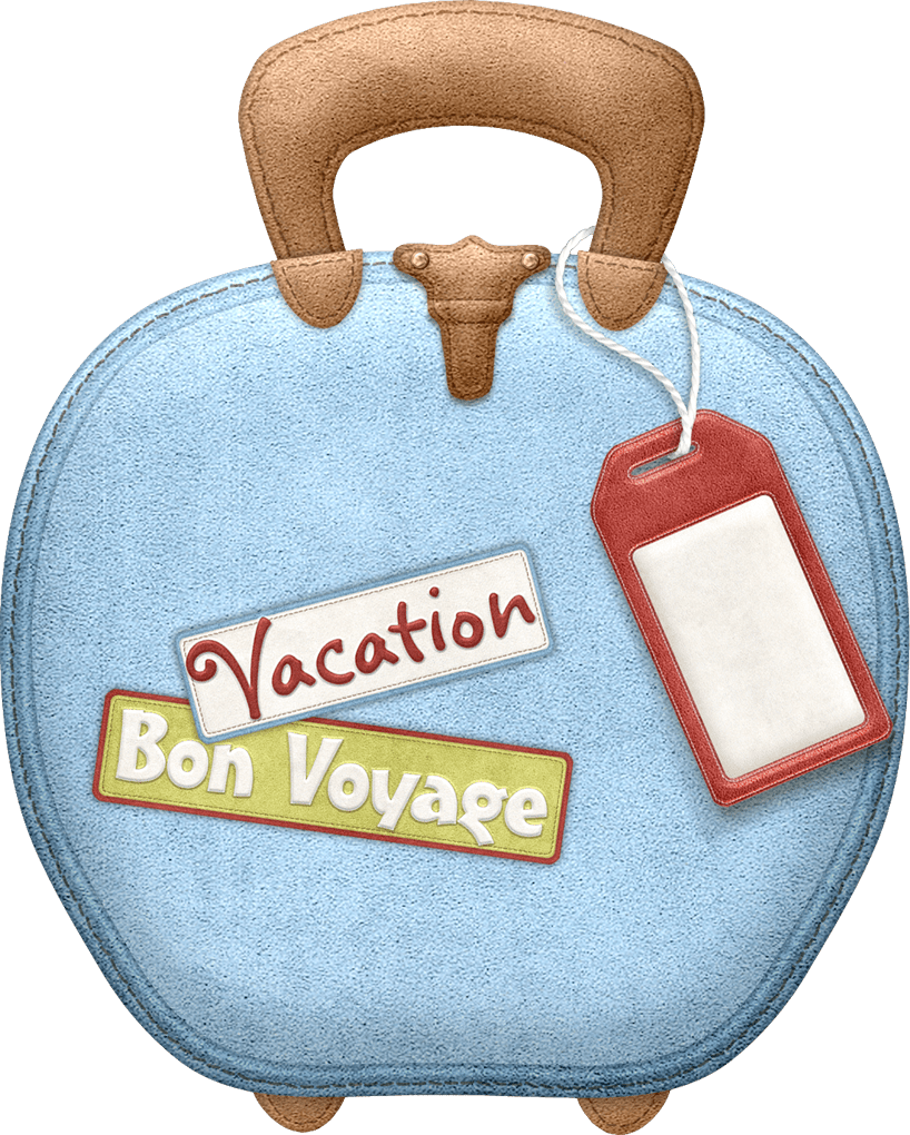 Luggage flights trips vacation wishes ideas safe travels quote journey clipart photo