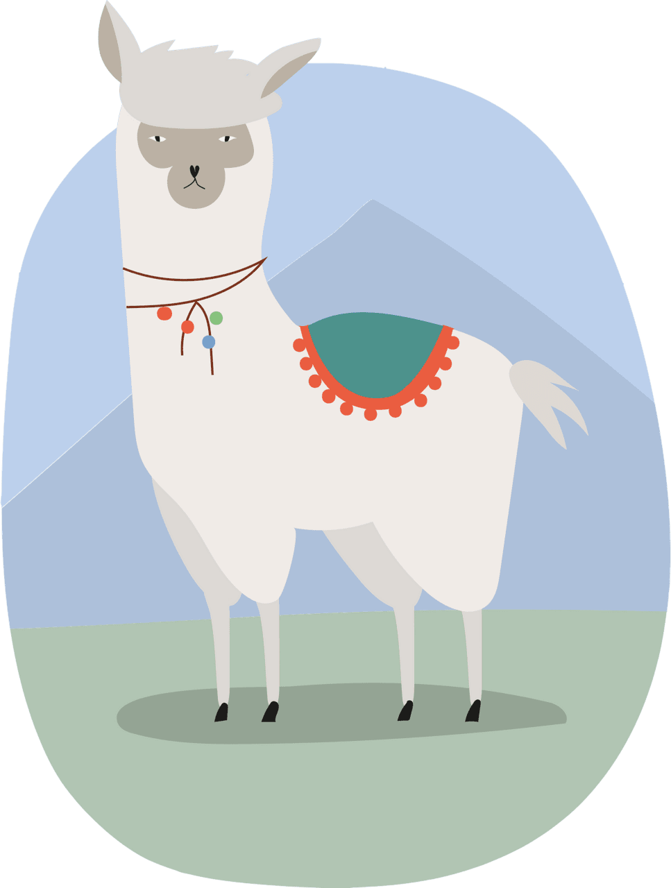 Llama vector clipart images 3