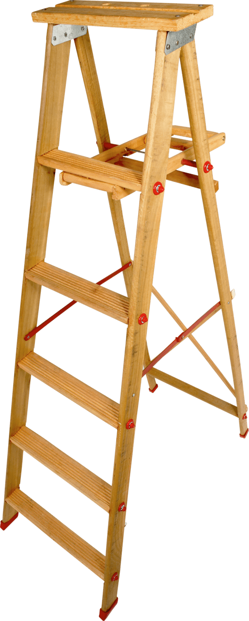 Wood step ladder image size clipart