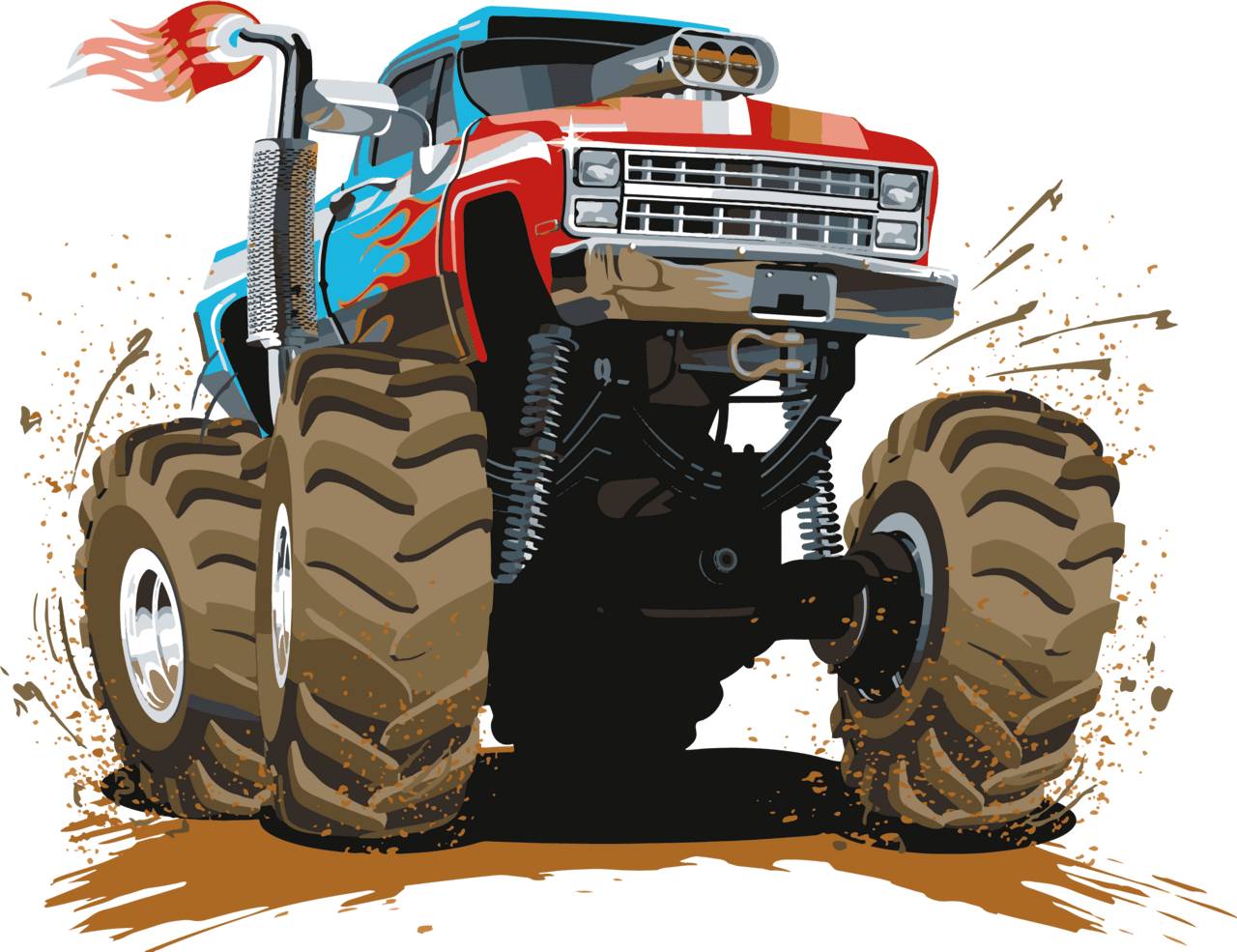 Monster truck clipart photo