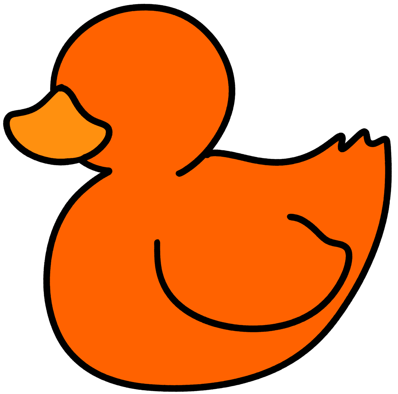 Rubber duck pin page clipart clip art 2