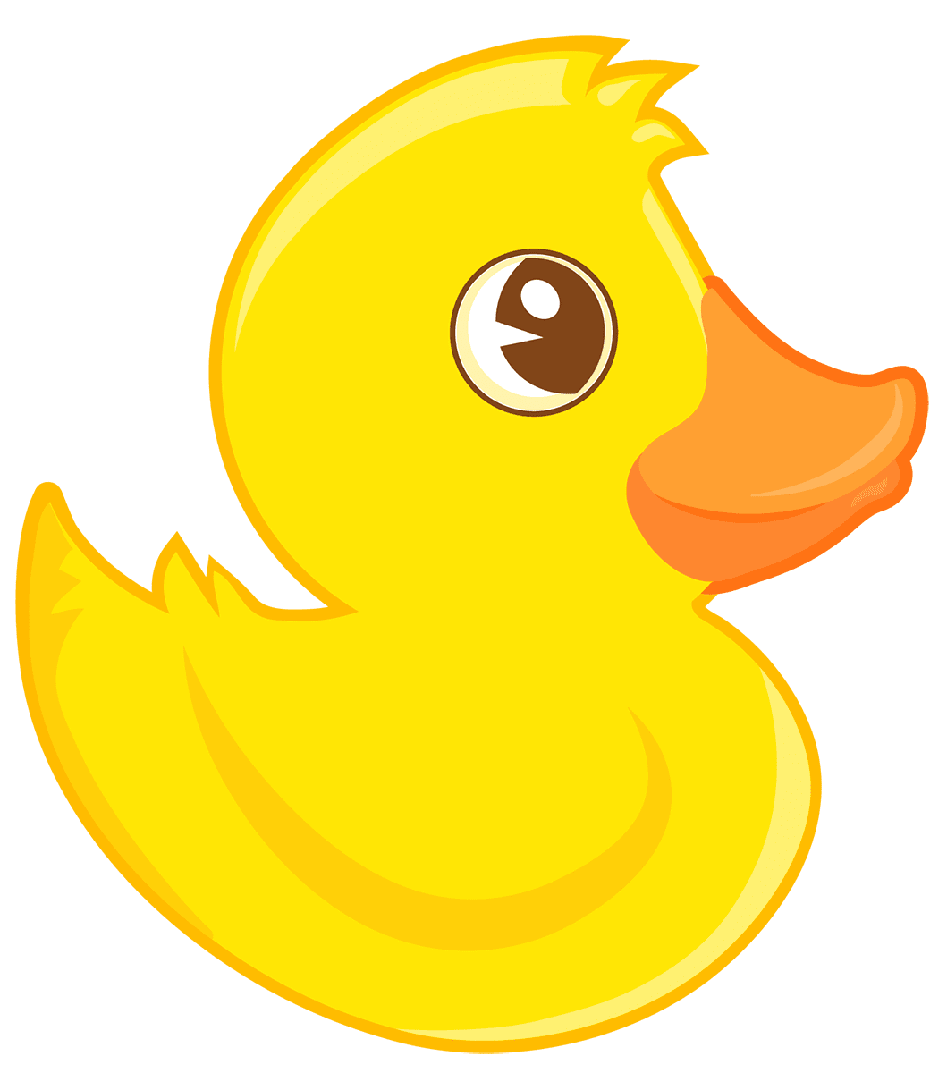 Rubber duck mundo de bita brinquedo clipart background