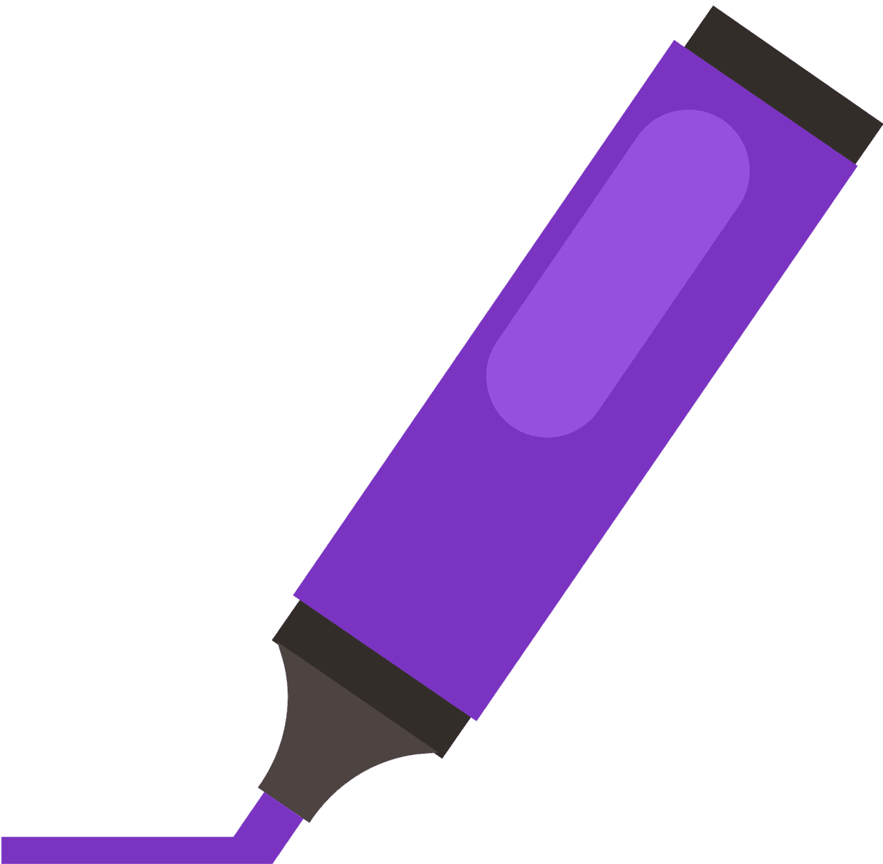 Marker violet vector clipart images