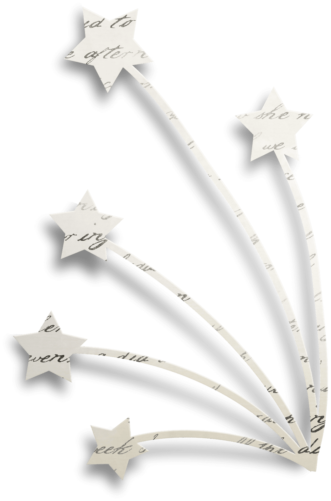 Star black and white page clipart vector 2