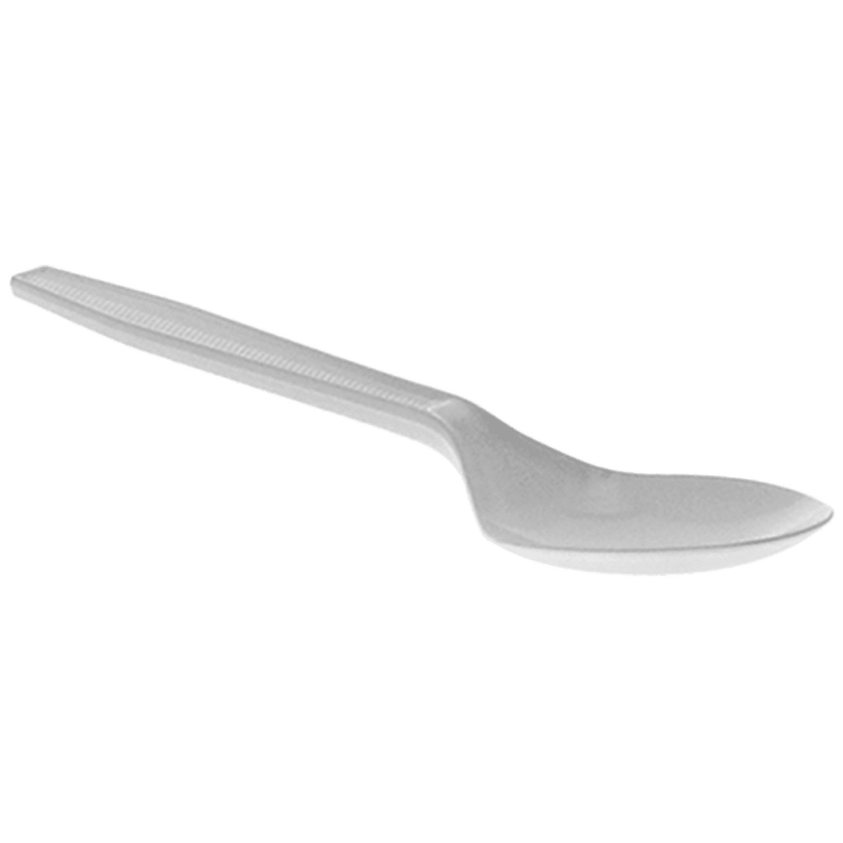 Meadoware medium heavy weight plastic spoon pactiv evergreen clipart vector