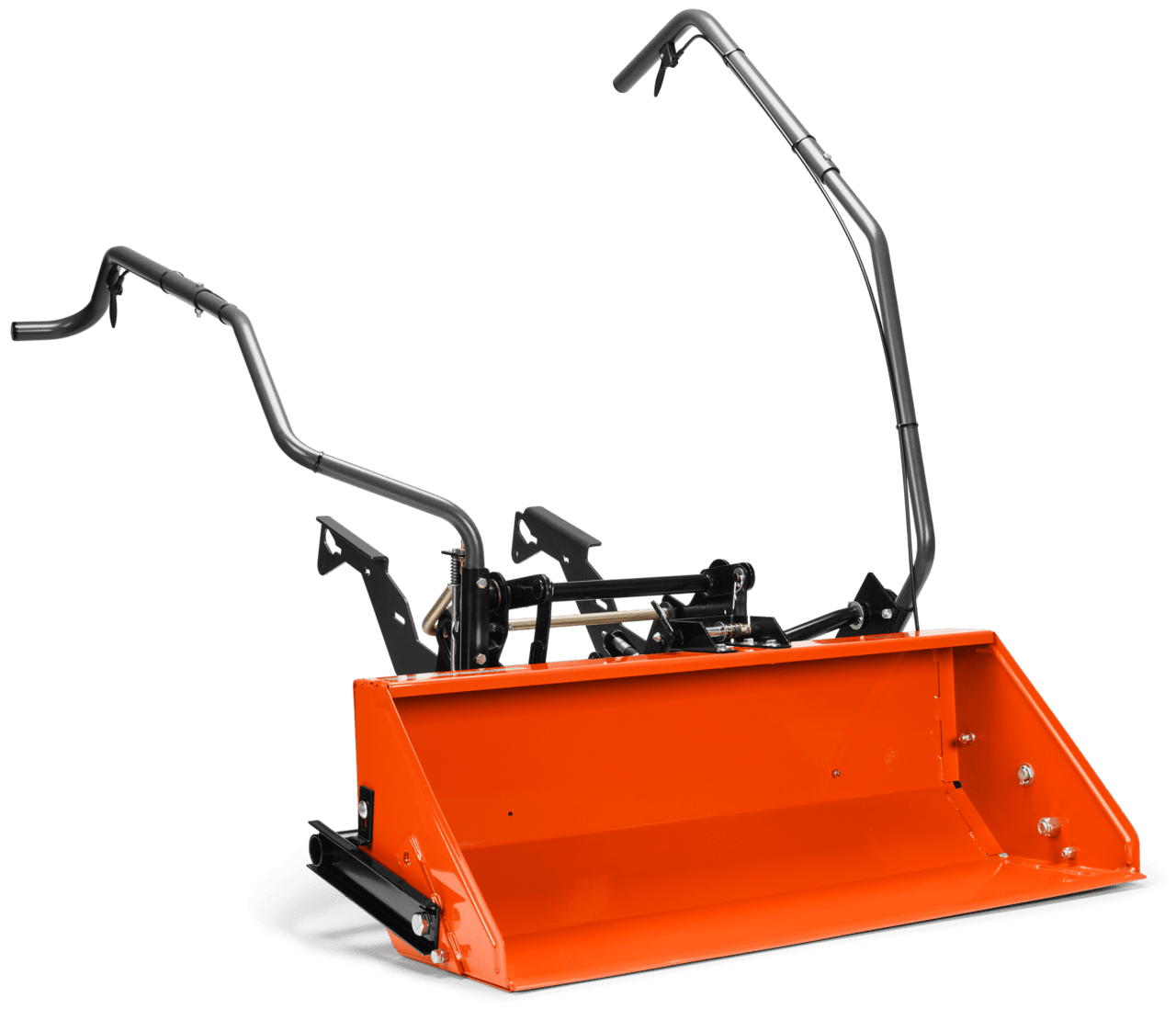 Lawn mower husqvarna front scoop tachment clipart vector