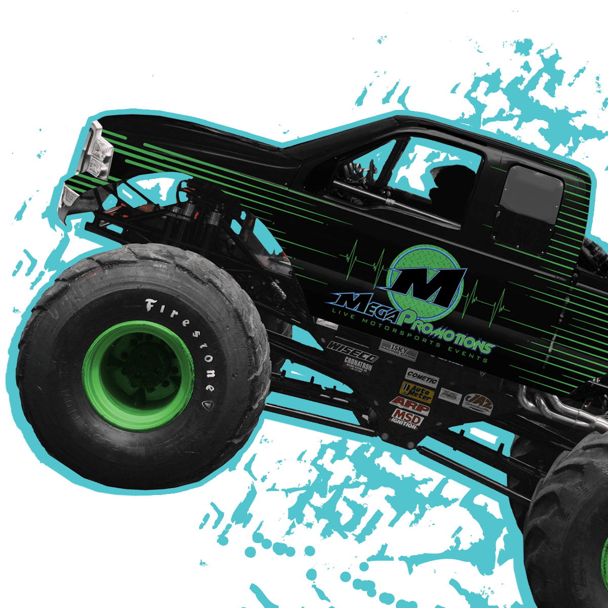 Monster truck megapromotions tour live motorsports events clipart free