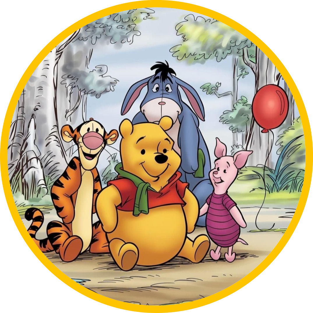 Pooh page clipart clip art