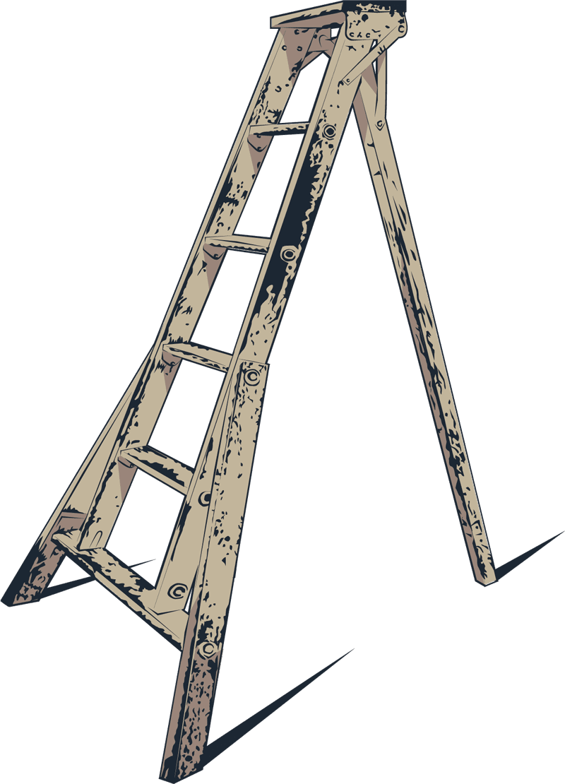 Ladder wines clipart background