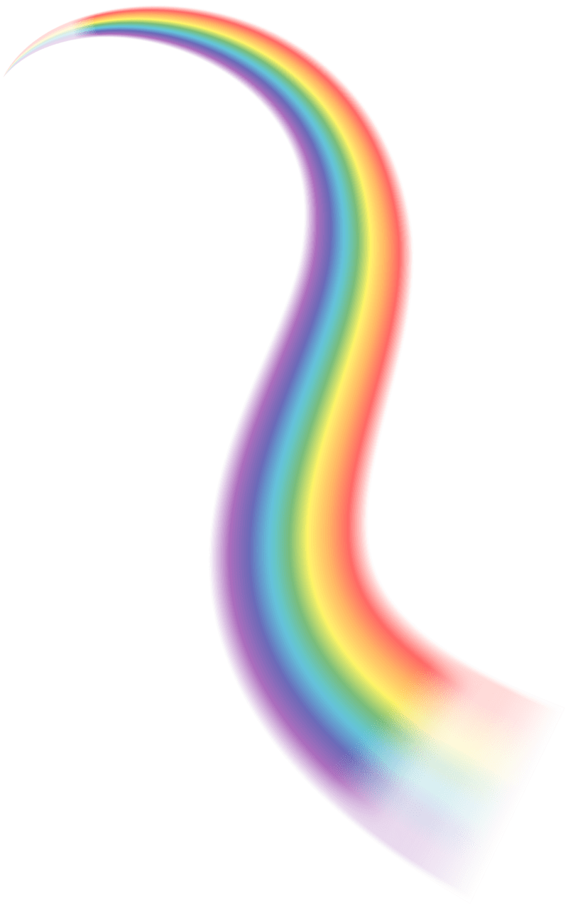 Rainbow line clipart image high quality images and