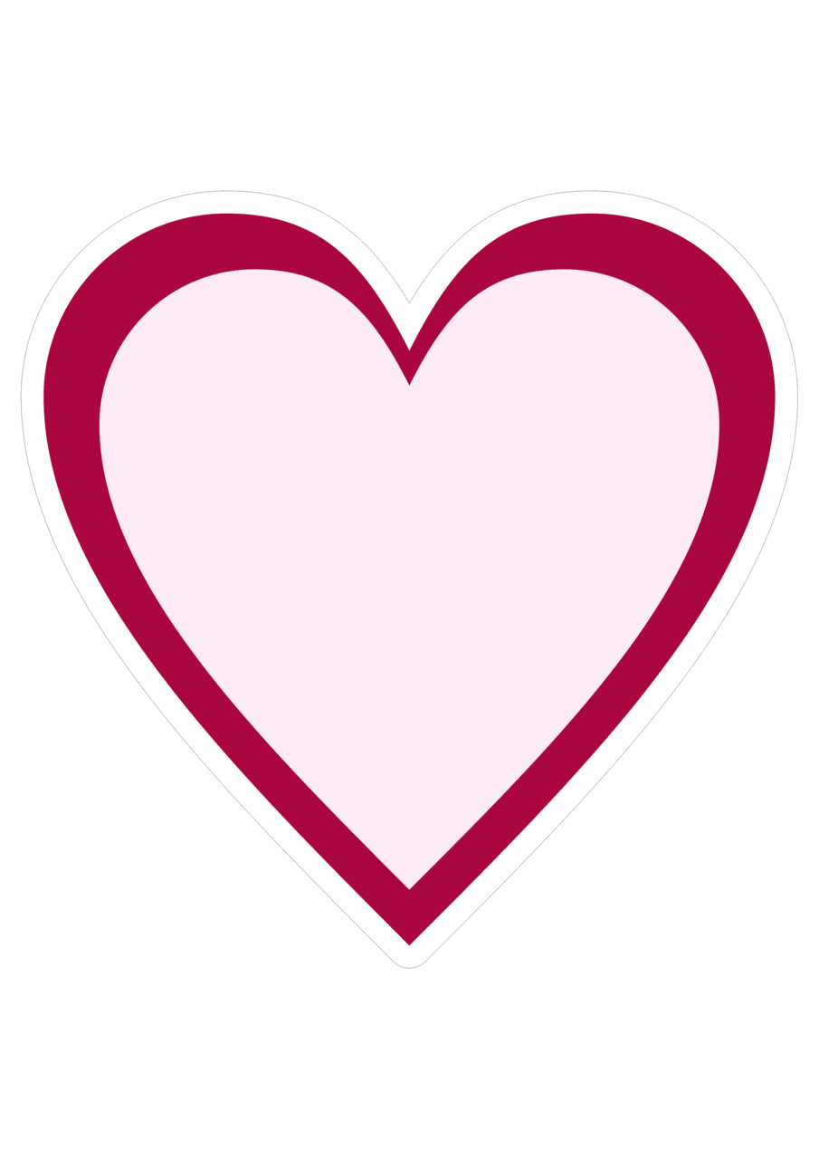 Heart outline cora imagens para decora fundo clipart