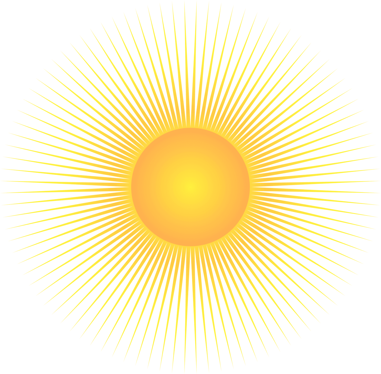 Sunlight beautiful sunburst white background clipart