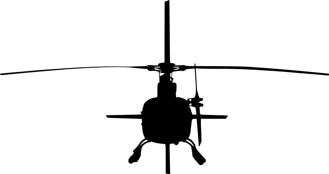 Helicopter isolated clipart mart background