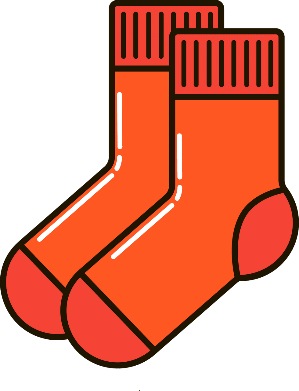 Sock vector clipart images 2