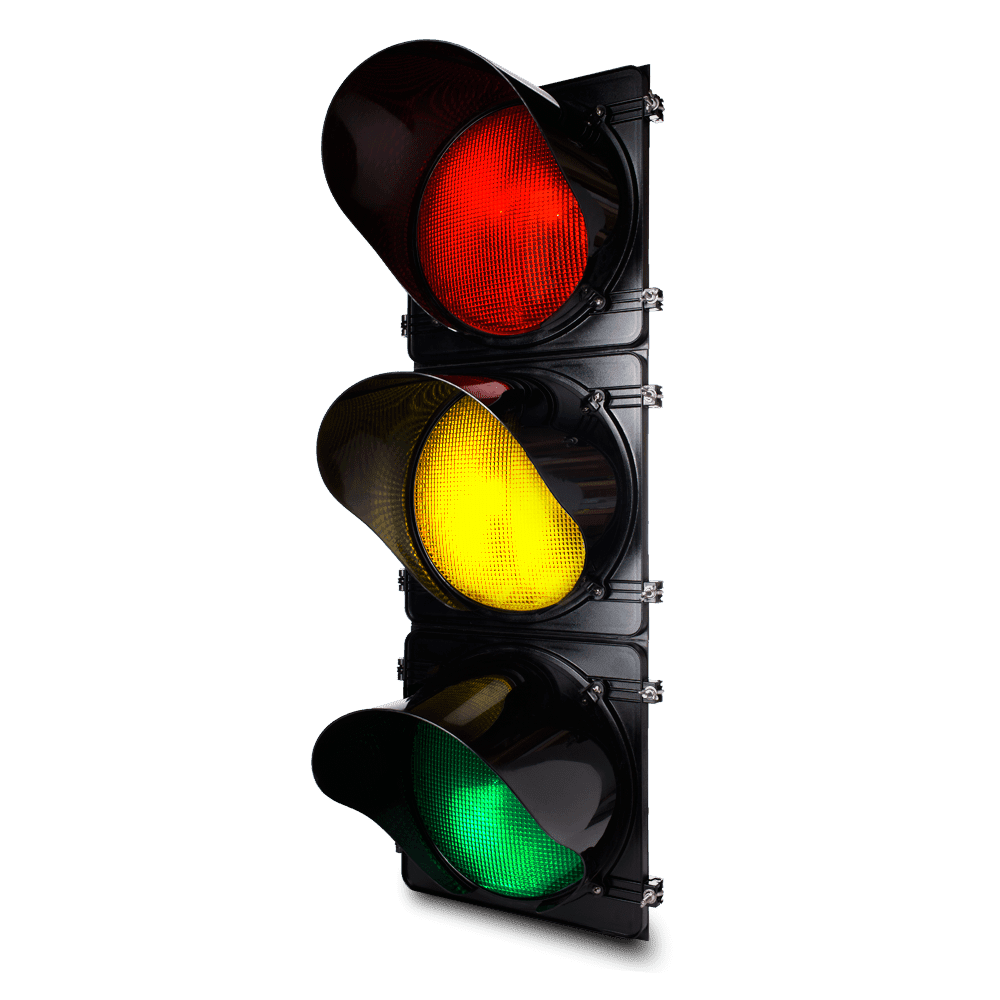 Stoplight led vertical polycarbonate signal fvp orange traffic inc clipart picture