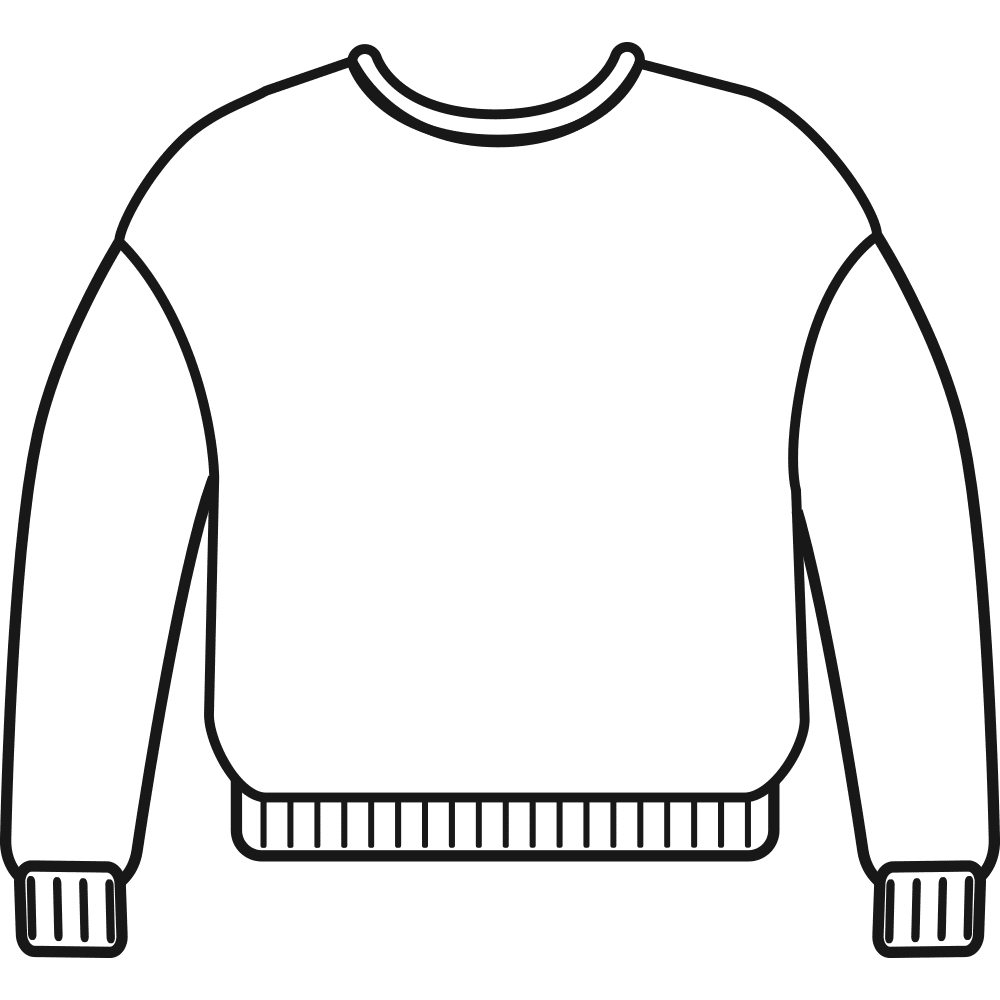 Create template ugly sweater clipart image