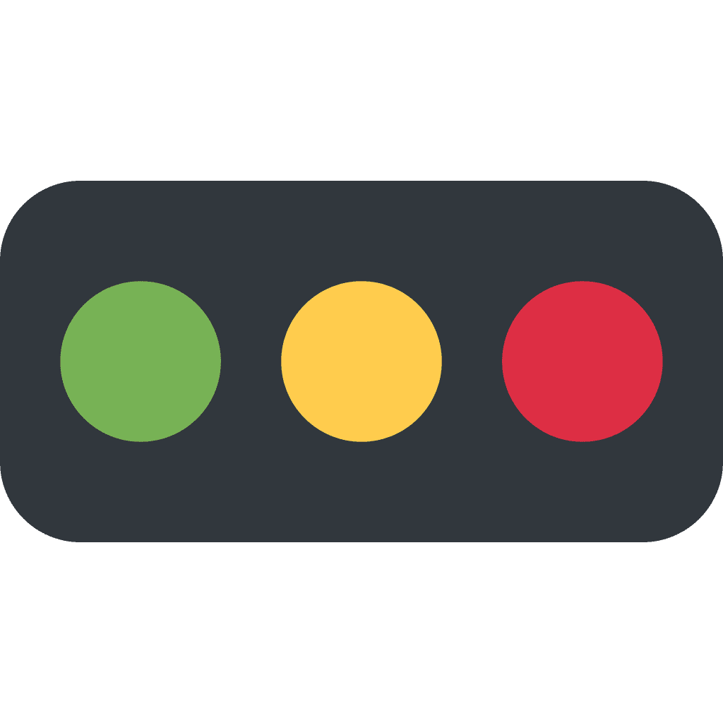 Stoplight horizontal traffic light emoji clipart photo 2