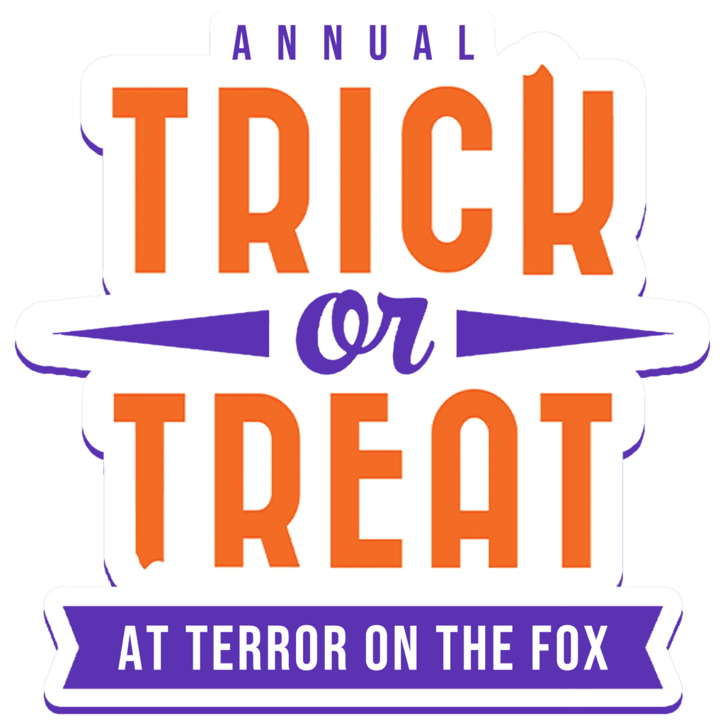 Trunk or treat trick kids day terror the fox haunted house clipart background