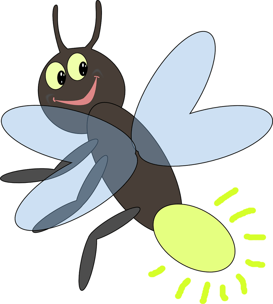 Insect fireflies learn is way of life clipart vector