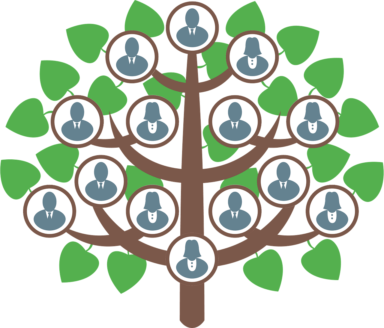 Family tree vector clipart images 2
