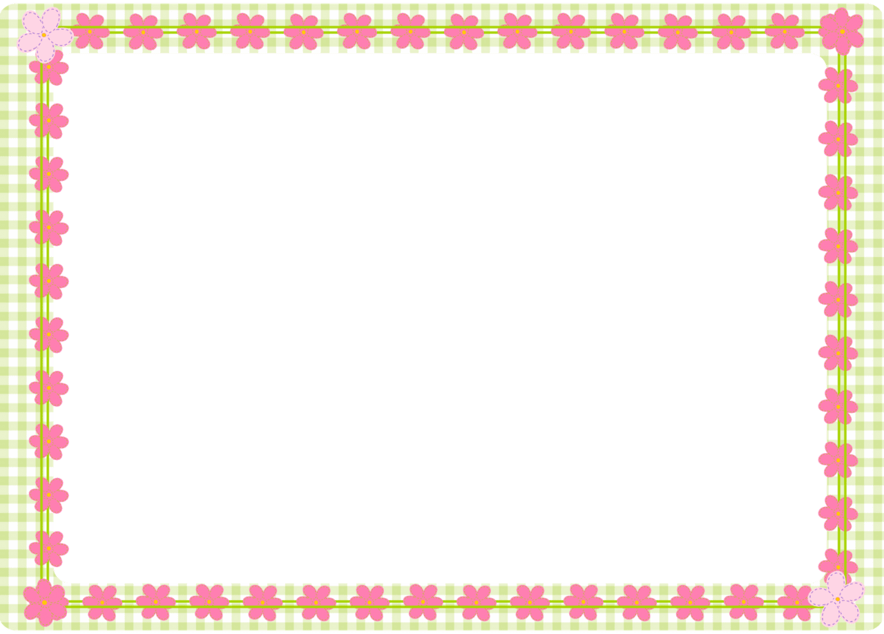 Floral border digital flower scrapbooking elements clipart rahmen bies image