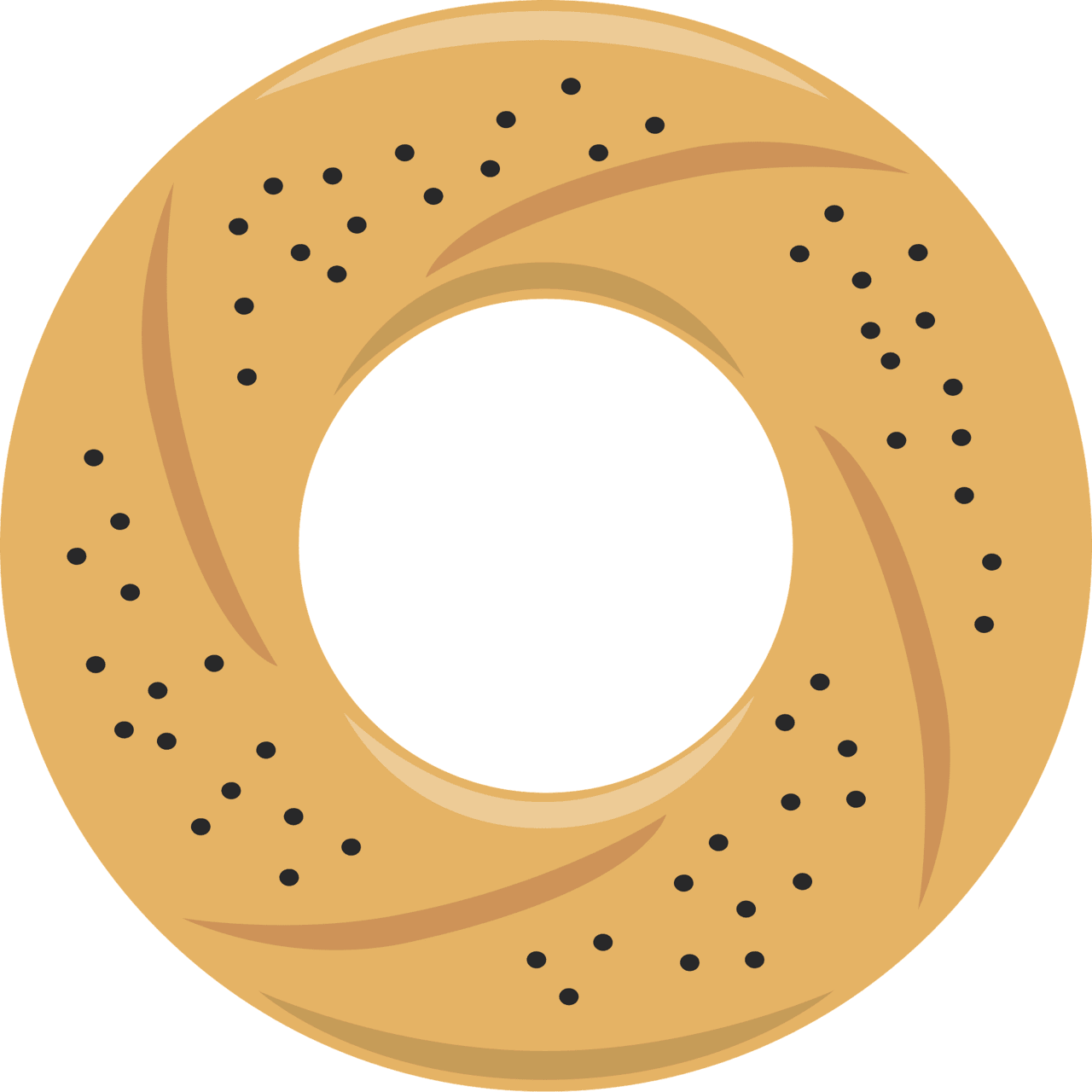 Bagel vector clipart images 2